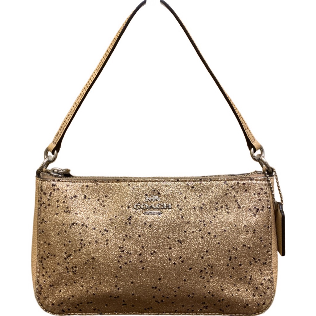 Coach Shimmering Gold Crossbody Bag